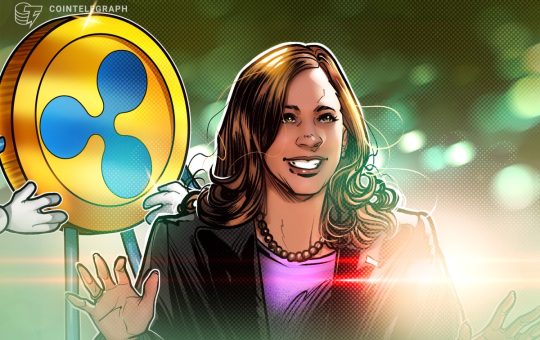 Ripple co-founder donates $1 million in XRP to Harris campaign