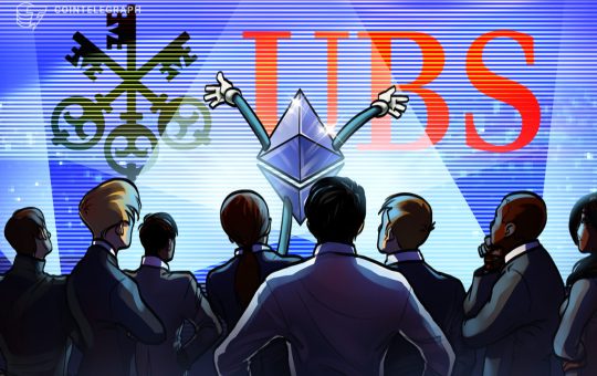 UBS launches tokenized fund, puts ETH 'into the heart' of TradFi