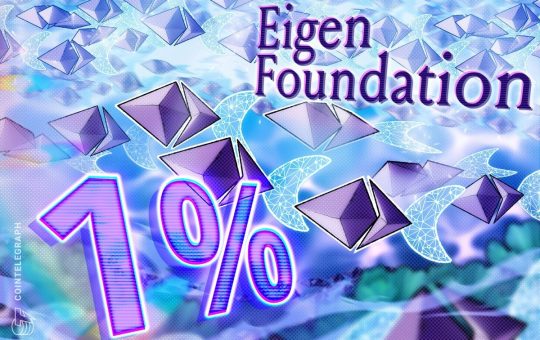 Eigen Foundation commits 1% of EIGEN supply to ETH Protocol Guild