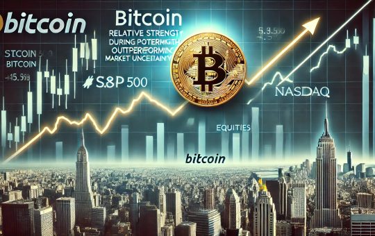 Bitcoin Shows Relative Strength Amid Uncertainty – Can BTC Outperform Equities?