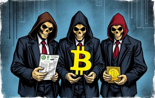 AI generated image of crypto scam artists