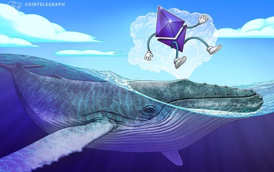 Whale buys back ETH holdings after missing $2.6M gain