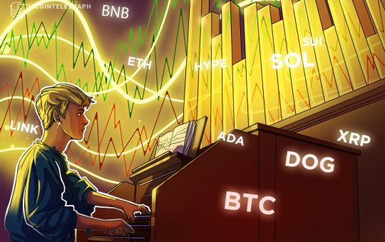 Price predictions for BTC, ETH, XRP, BNB, SOL, DOGE, ADA, SUI, HYPE, LINK