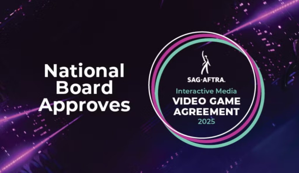 SAG-AFTRA board approves agreement with game companies on AI and new contract