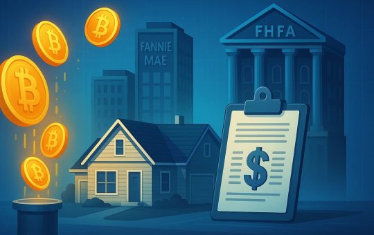US adopts crypto in mortgage risks as Fannie Mae and Freddie Mac update asset models