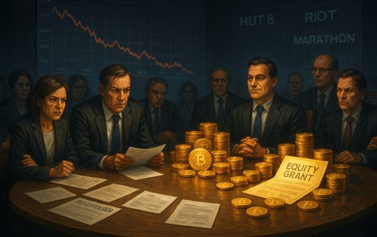 Shareholders push back against high pay for public Bitcoin miner execs after record equity grants
