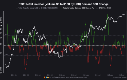 Bitcoin Retail Investors Leaving the Market: CryptoQuant Analyst