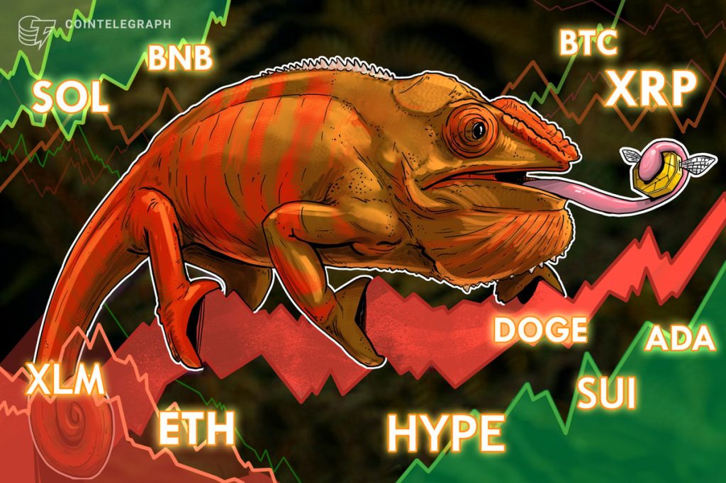Price Predictions for BTC, ETH, XRP, BNB, SOL, DOGE, ADA, HYPE, XLM, SUI