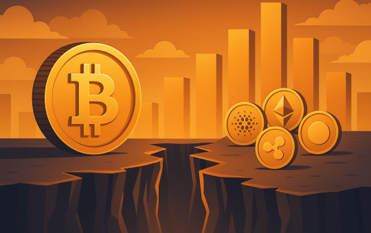 Bitcoin’s institutional surge widens trillion-dollar gap with altcoins