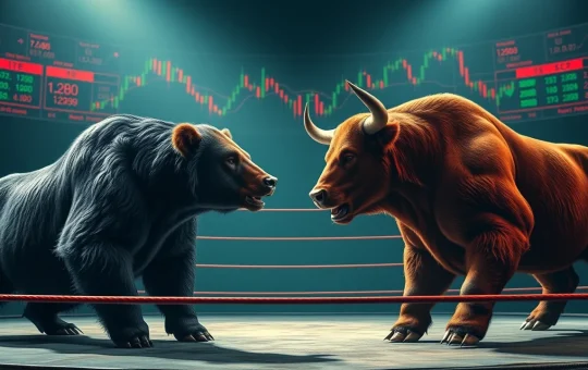AI generated image of bulls and bears