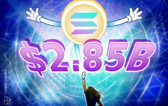 Solana earns $2.85B as ETFs, treasuries boost institutional demand