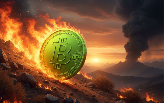 Bitcoin Cash price under bear preassure