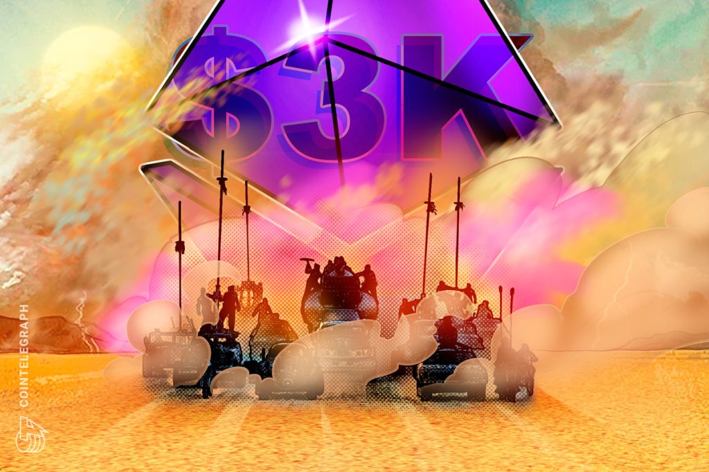 Ether Price Risks Drop Below $3K as Spot ETF Inflows Cool