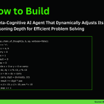 How to Build a Meta-Cognitive AI Agent That Dynamically Adjusts Its Own Reasoning Depth for Efficient Problem Solving