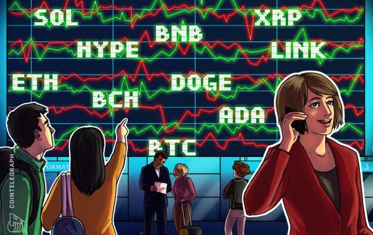 Price Predictions of Major Cryptocurrencies.
