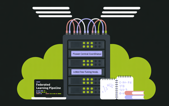 How to Build a Privacy-Preserving Federated Pipeline to Fine-Tune Large Language Models with LoRA Using Flower and PEFT