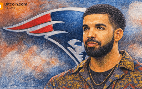 Rap Star Drake Uses Stake to Wager $1M in Bitcoin on Patriots Despite Super Bowl LX Odds