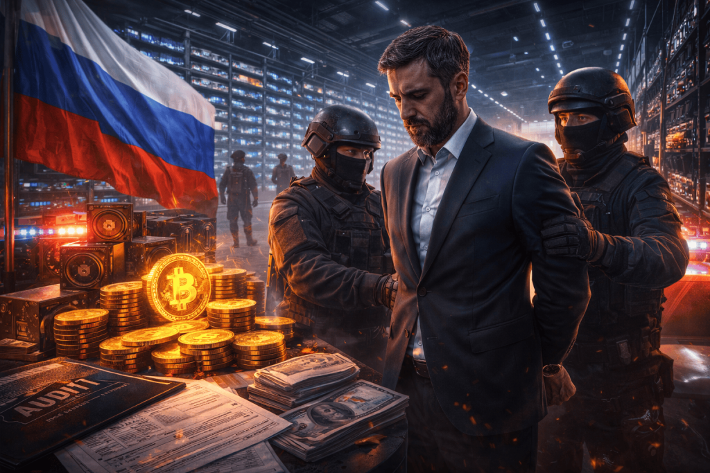 Russia’s Largest Crypto Mining Firm Hit as BitRiver CEO Faces Tax Evasion Allegations