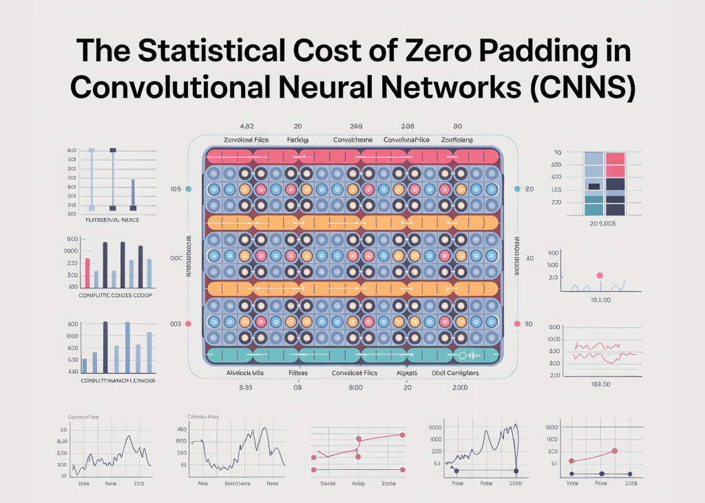 The Statistical Cost of Zero Padding in Convolutional Neural Networks (CNNs)