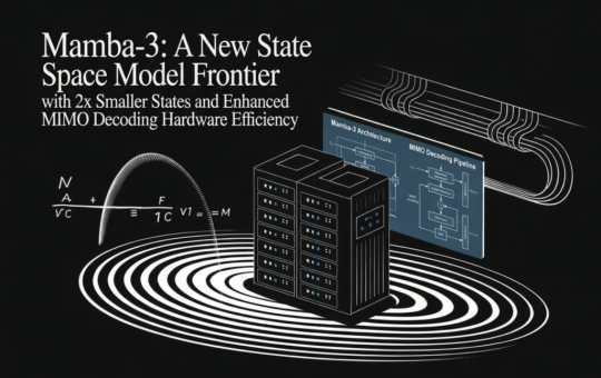 Meet Mamba-3: A New State Space Model Frontier with 2x Smaller States and Enhanced MIMO Decoding Hardware Efficiency