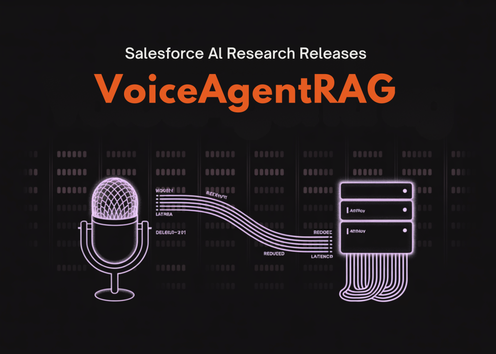 Salesforce AI Research Releases VoiceAgentRAG: A Dual-Agent Memory Router that Cuts Voice RAG Retrieval Latency by 316x