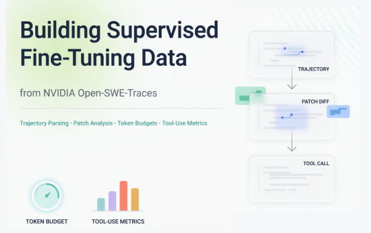 Building Supervised Fine-Tuning Data from NVIDIA Open-SWE-Traces: Trajectory Parsing, Patch Analysis, Token Budgets, and Tool-Use Metrics
