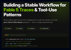 Building a Stable Fable 5 Traces Workflow in Colab: Parsing Tool Calls, Auditing Data, and Training Baselines