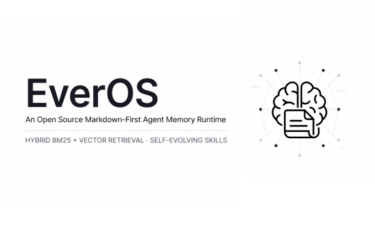 Meet EverOS: An Open Source Markdown-First Agent Memory Runtime With Hybrid BM25 + Vector Retrieval and Self-Evolving Skills