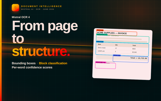Mistral OCR 4 Brings Citation-Ready Structured Output to RAG, Agentic, and Enterprise Search Pipelines