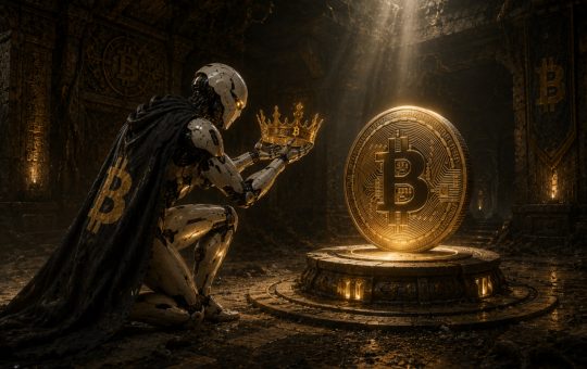 Elon Musk's Grok AI predicts an aggressive Bitcoin ($BTC$) macro target of $225,000 by the end of 2026, viewing its current $62,857 consolidation zone and 33.97 weekly RSI as a deeply compressed post-halving accumulation floor.