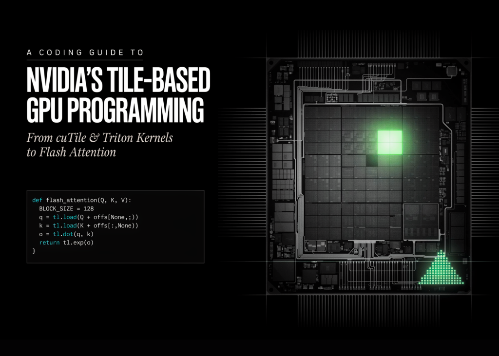 A Coding Guide to NVIDIA’s Tile-Based GPU Programming: From cuTile and Triton Kernels to Flash Attention