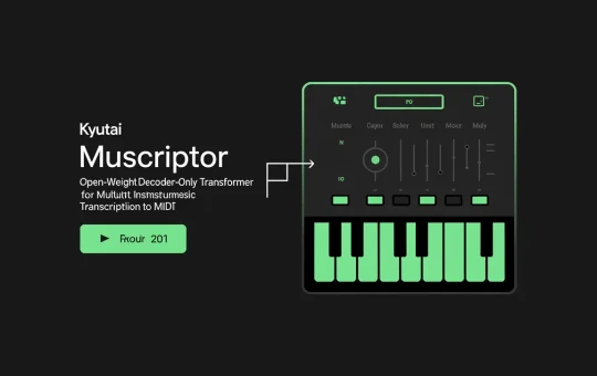 Kyutai Releases MuScriptor: An Open-Weight Decoder-Only Transformer for Multi-Instrument Music Transcription to MIDI