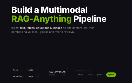 RAG-Anything Tutorial: Build a Multimodal Retrieval Pipeline for Text, Tables, Equations, and Images in Colab