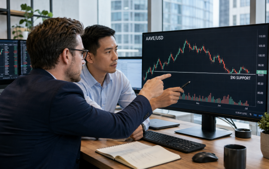 AAVE holds above $90 as protocol deposits rise, but retail demand weakens