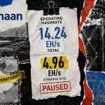 Canaan counted paused Ethiopia mining as nearly 35% of its July operating hashrate total