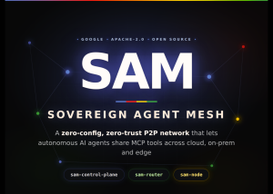 Meet SAM (Sovereign Agent Mesh): A Zero-Config, Zero-Trust P2P Network for AI Agents