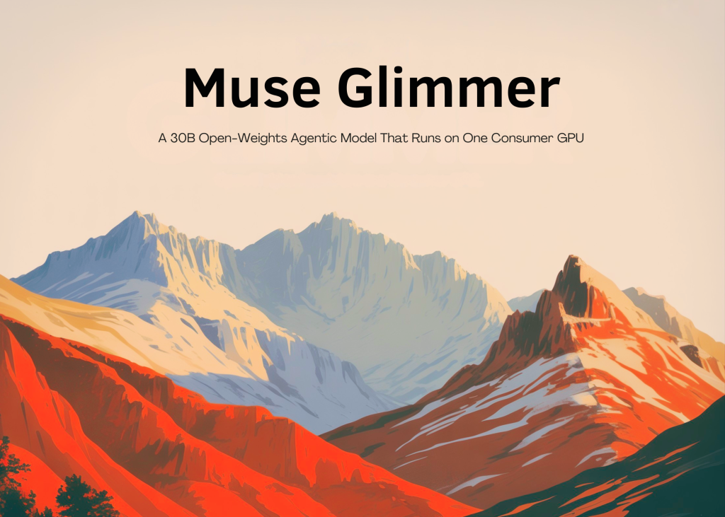 Meta AI Releases Muse Glimmer: A 30B Open-Weights Agentic Model That Runs on One Consumer GPU