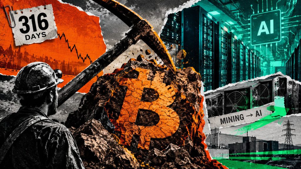 Bitcoin has gone 316 days without a hashrate high