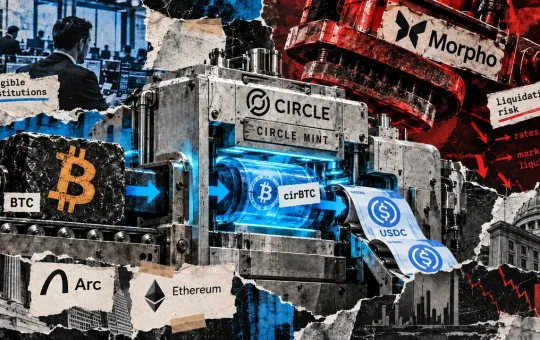 Circle launches Bitcoin-backed USDC borrowing, leaving liquidation risk with Morpho protocol