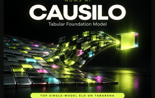 Nums AI Releases Causilo: A Tabular Foundation Model That Tops TabArena Among Single Models