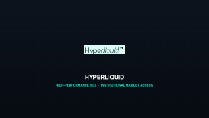 Hyperliquid decentralized trading protocol official logo and 24/7 liquidity branding